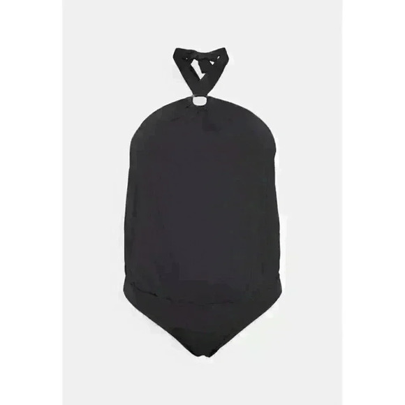 Michael Kors Other - NEW! Michael Kors Women's 10 Iconic Solids Logo Ring Blouson Swimsuit NWT $114